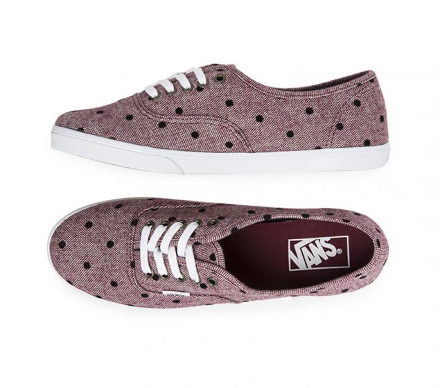 VANS |AUTHENTIQUE | LO PRO | BOURGOGNE/BLANC