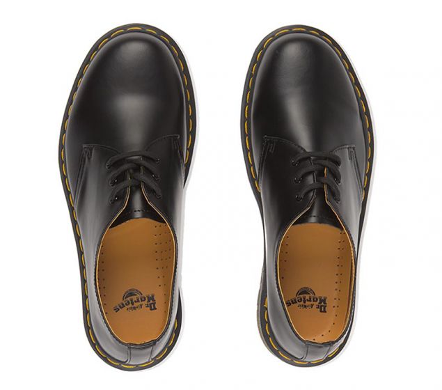 DR MARTENS | CHAUSSURE 1461 DMC À 3 ŒILS | NOIR LISSE