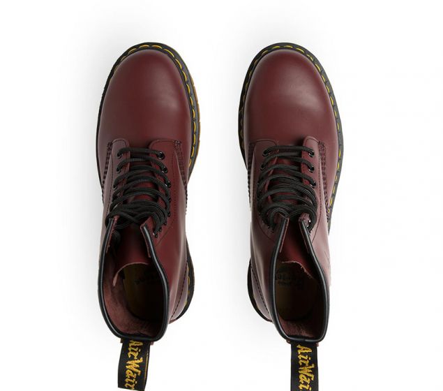 DR MARTENS | BOTTE 1460Z DMC À 8 ŒILS | CERISE LISSE